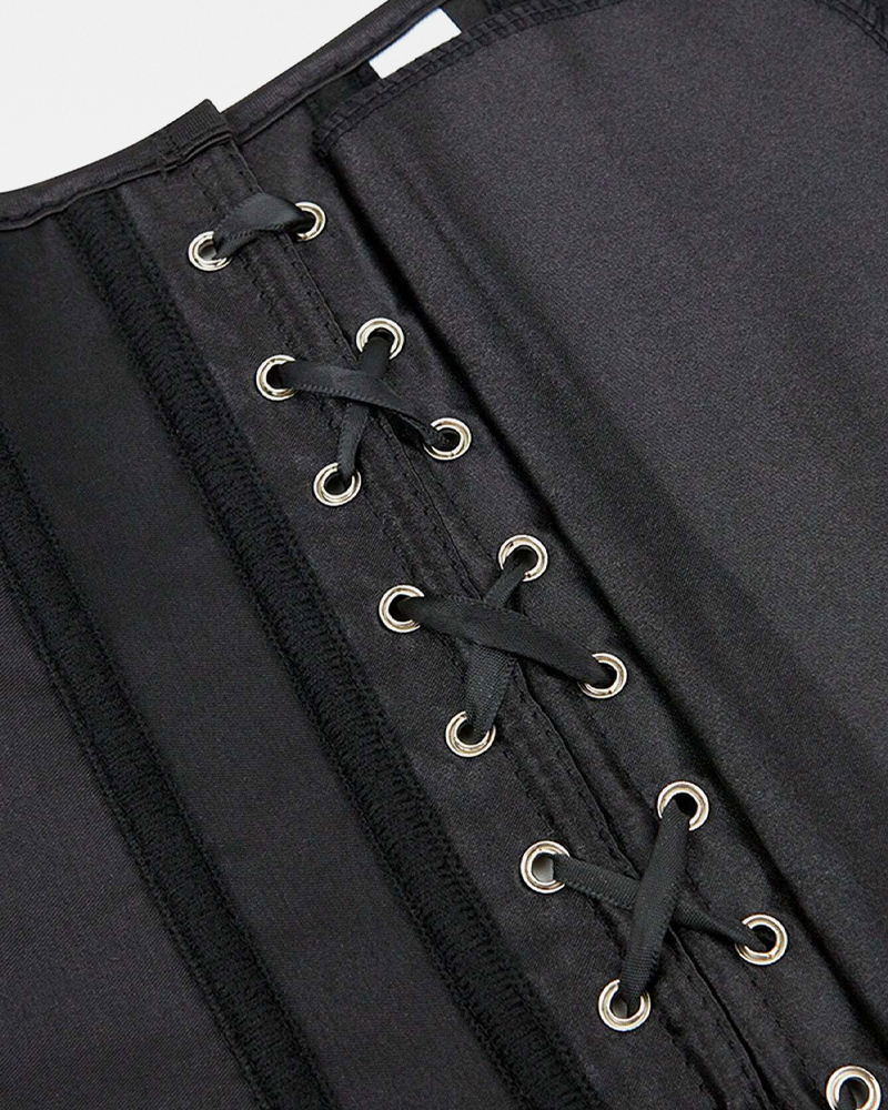 Corset noir simple