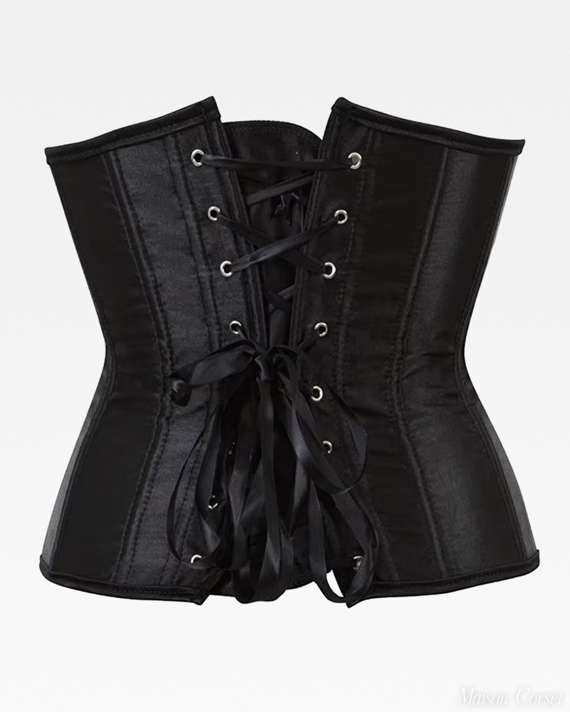 Corset serre-taille noir