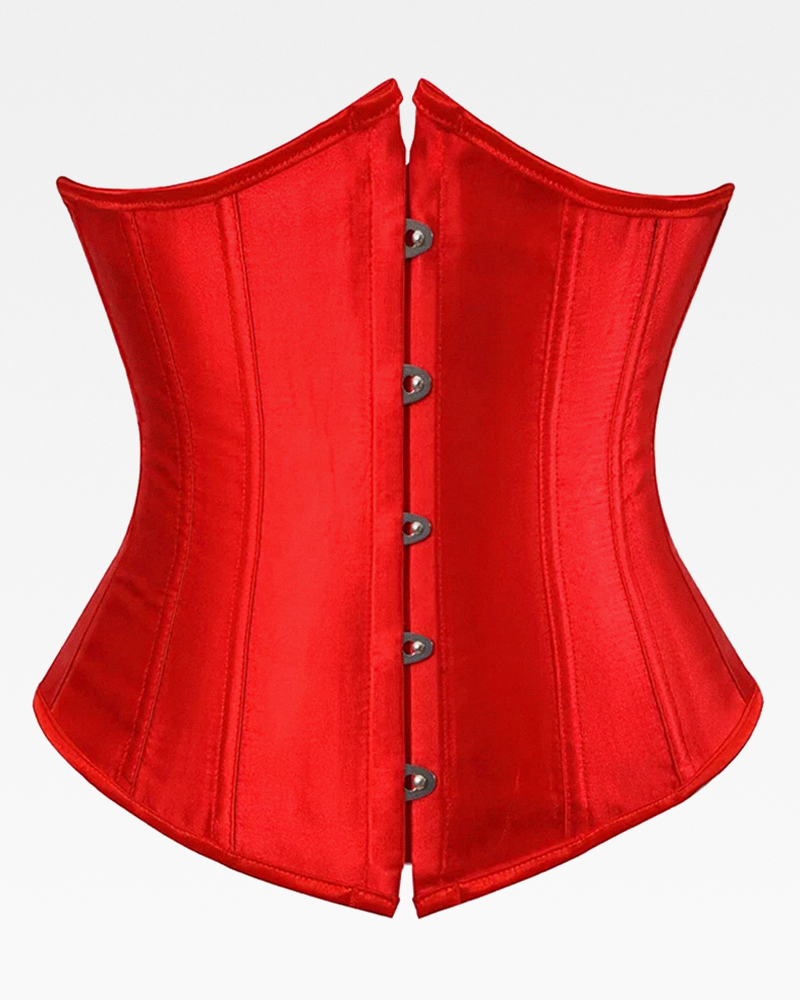 Corset serre-taille rouge