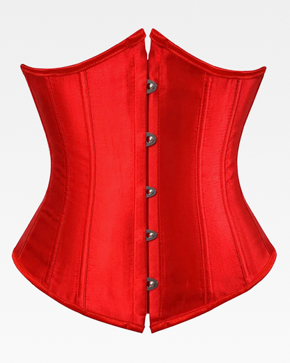 Corset serre-taille rouge