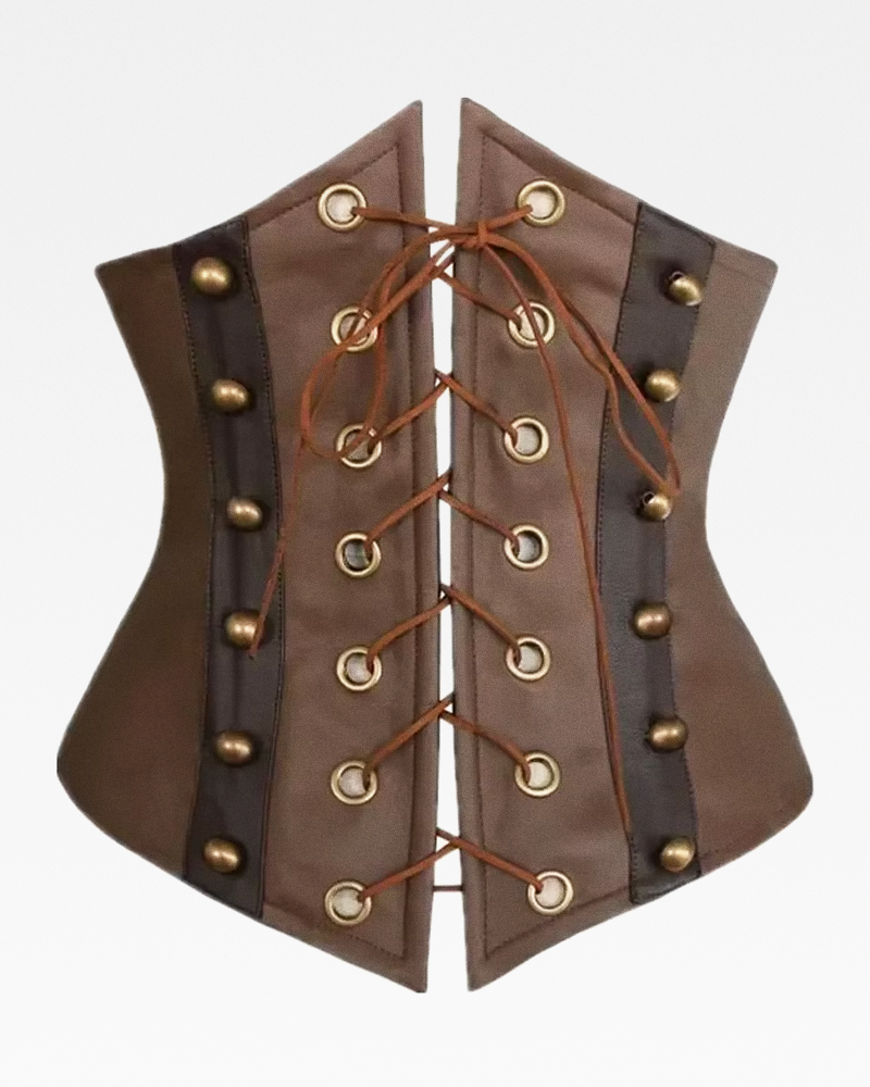 Corset serre-taille steampunk