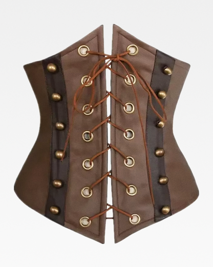 Corset serre-taille steampunk