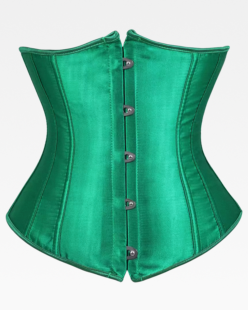 Corset serre-taille vert