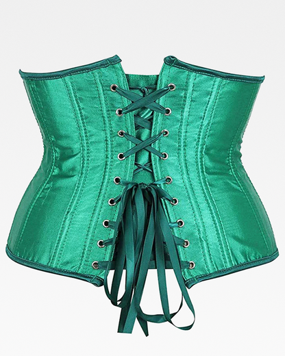 Corset serre-taille vert