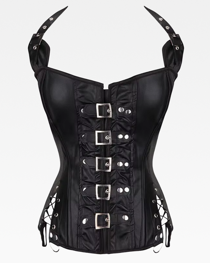Corset steampunk cuir