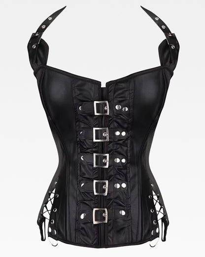 Corset steampunk cuir