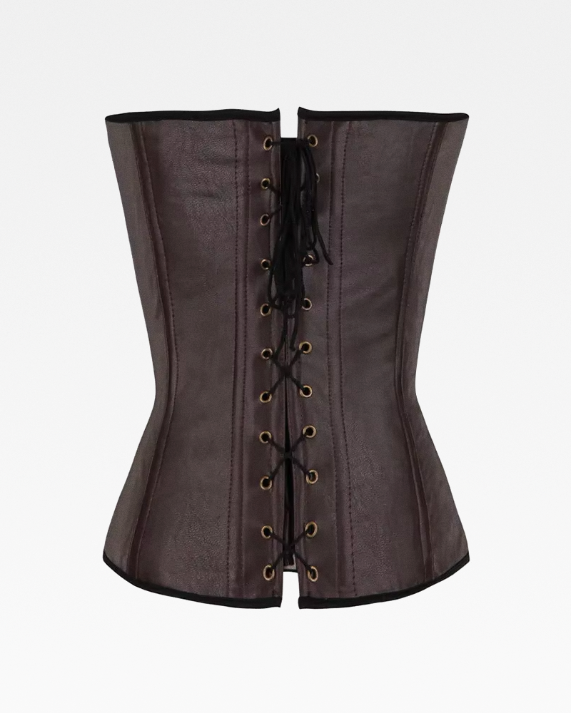 Corset steampunk cuir