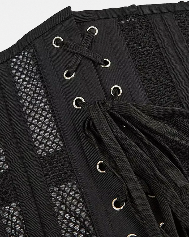 Corset underbust noir