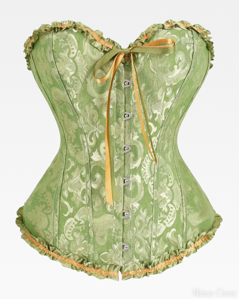 Corset vert anis
