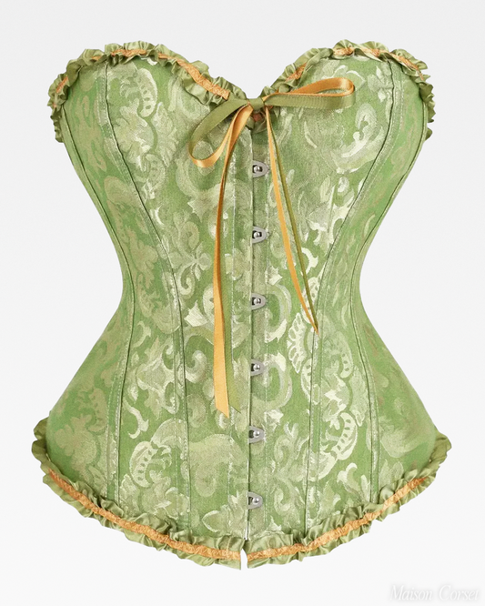 Corset vert anis
