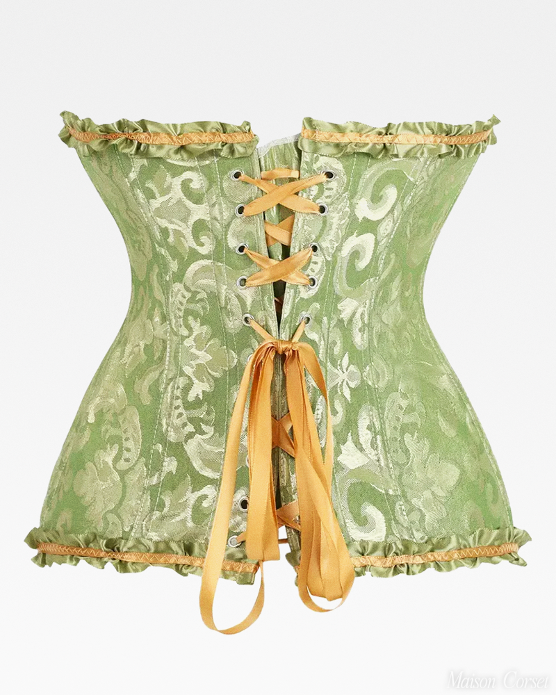 Corset vert anis