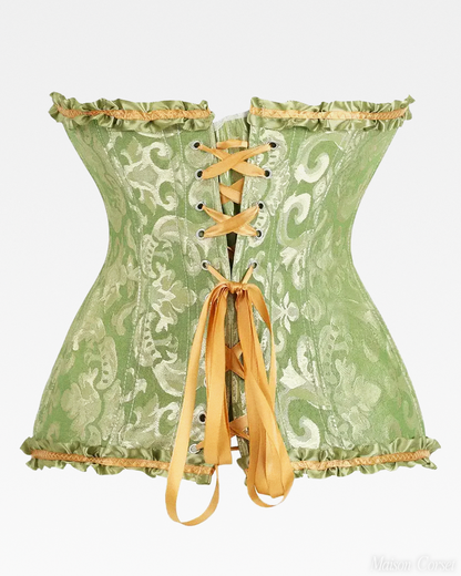 Corset vert anis