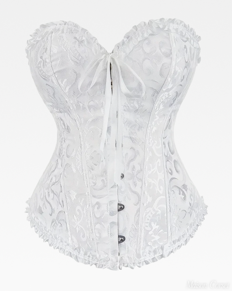 Corset victorien blanc