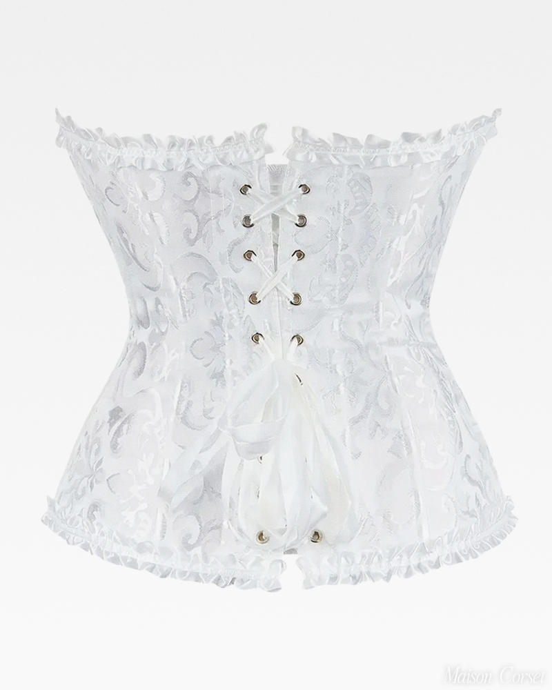 Corset victorien blanc